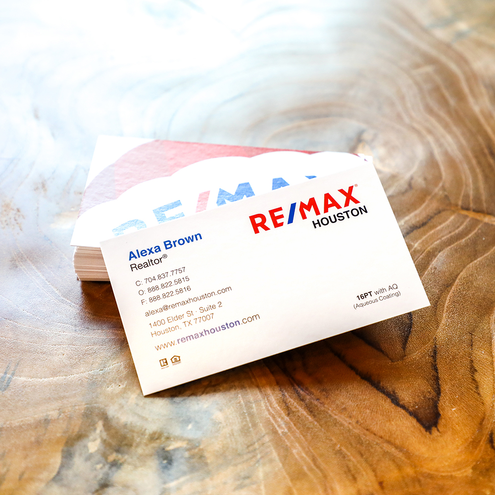 Aqueous Coating Coated Business Cards Primoprint